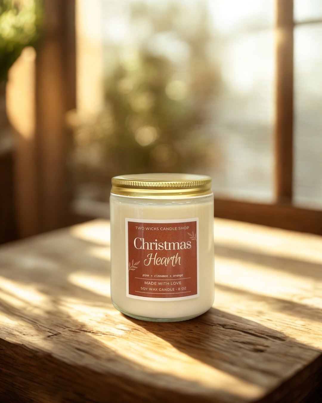 Christmas Hearth Candle - 8 oz.