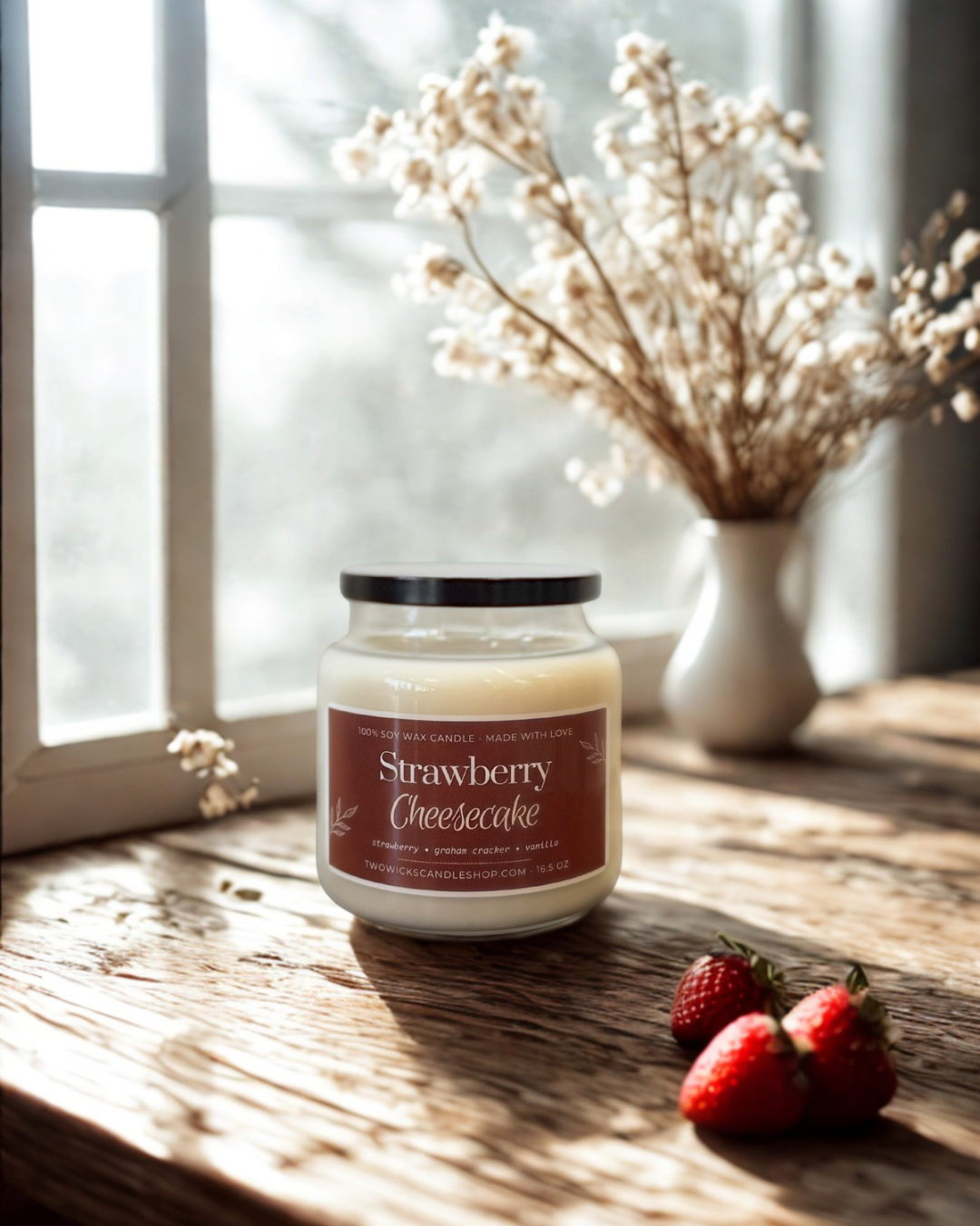 Strawberry Cheesecake Candle - 16.5 oz.