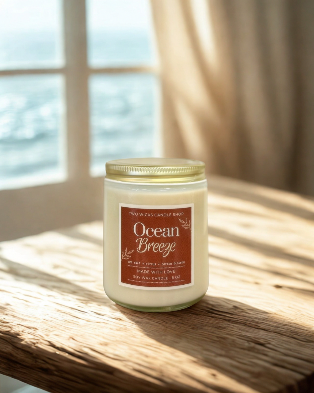 Ocean Breeze Candle - 8 oz.