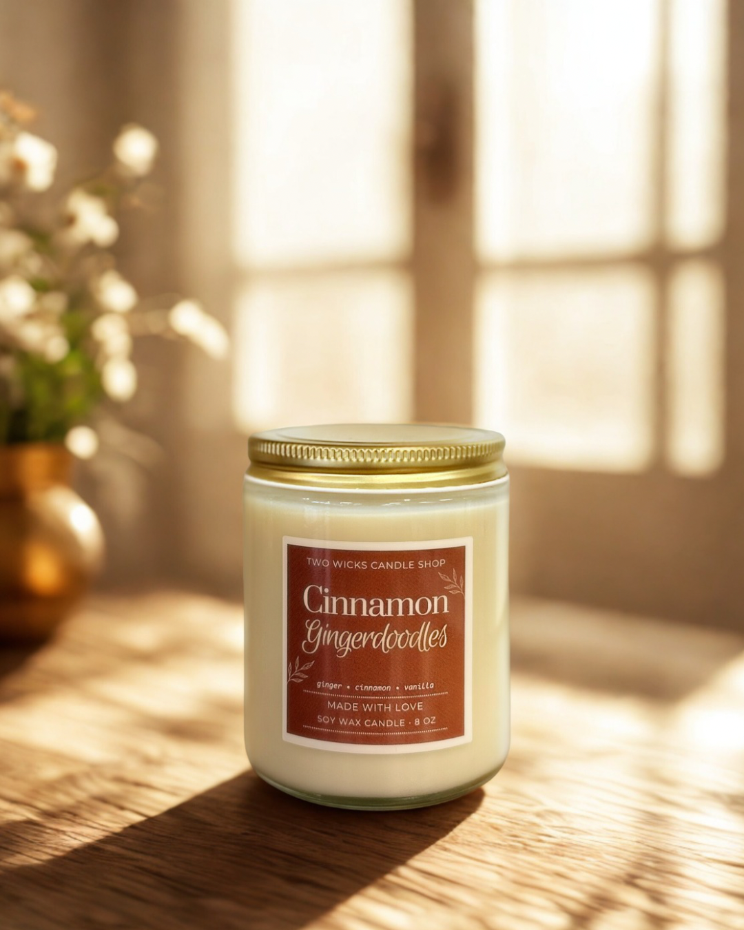 Cinnamon Gingerdoodles Candle - 8 oz.