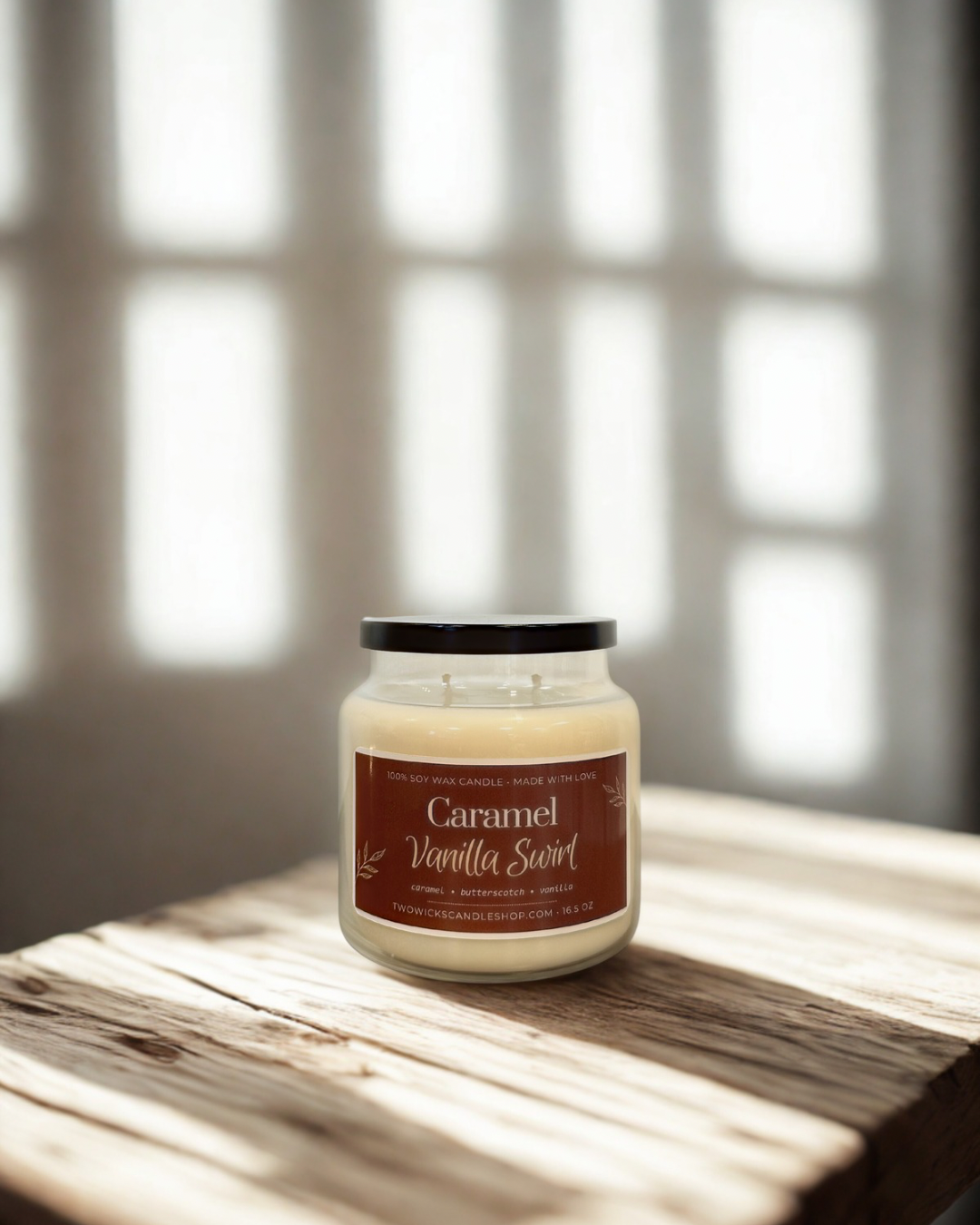 Caramel Vanilla Swirl Candle - 16.5 oz.